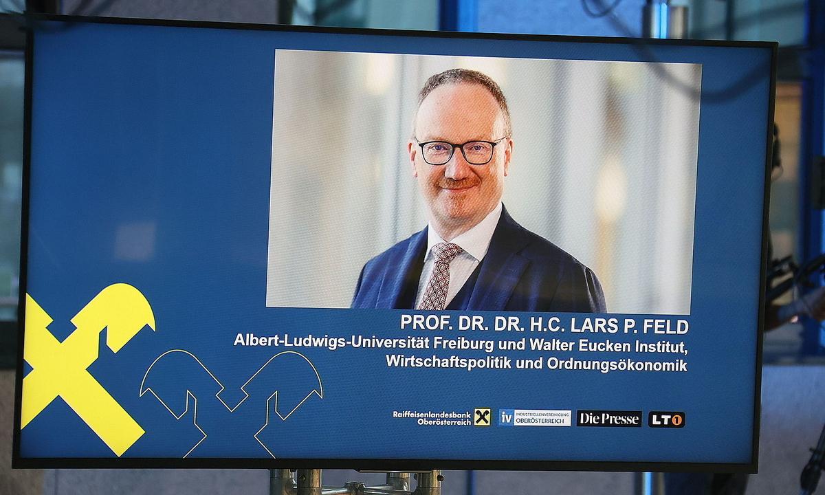 Lars Feld, Professor für Wirtschaftspolitik an der Universität Freiburg