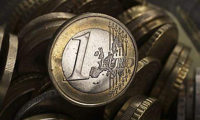 A picture illustration taken in Warsaw shows a one euro coin