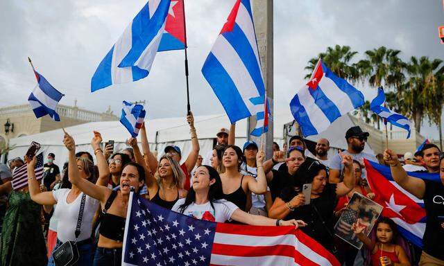 Proteste gegen die Regierung in Kuba