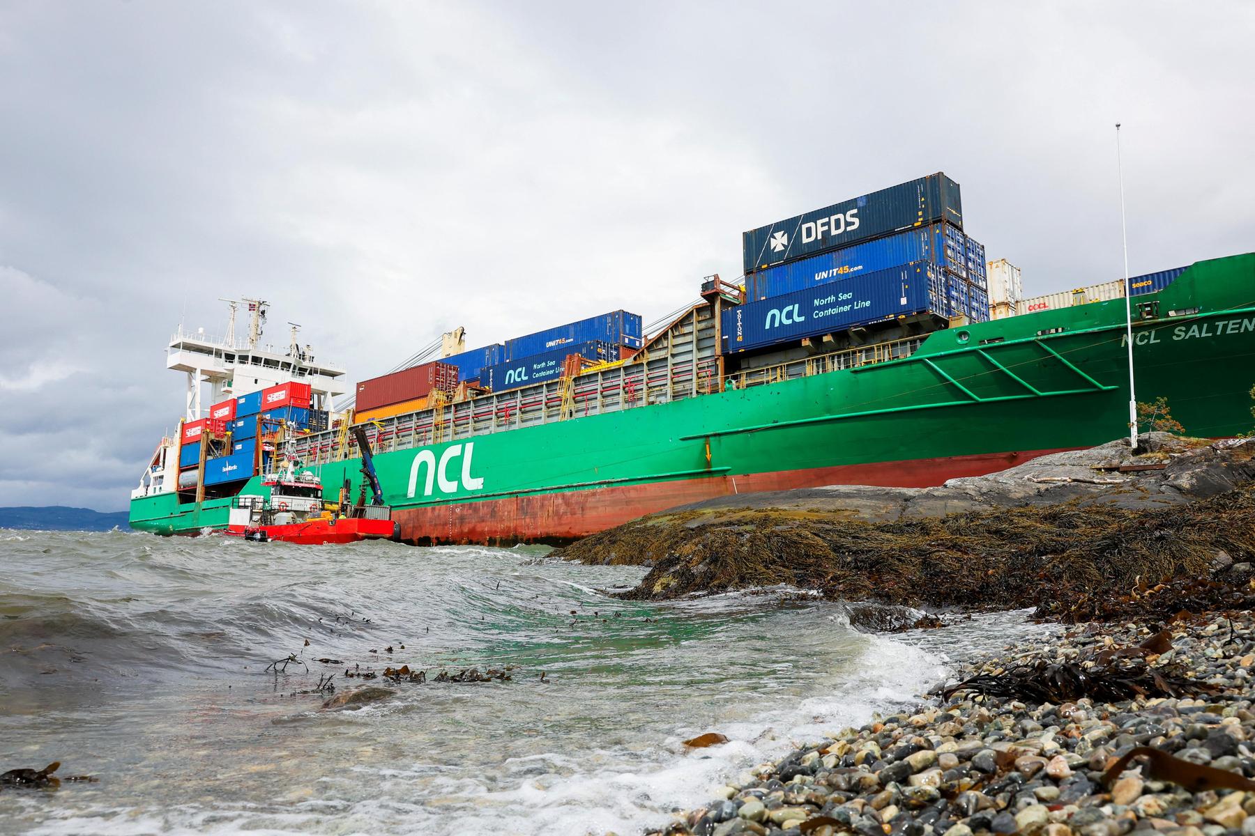 Settlement of container ship in Norwegian fjord will take days – Diepresse.com