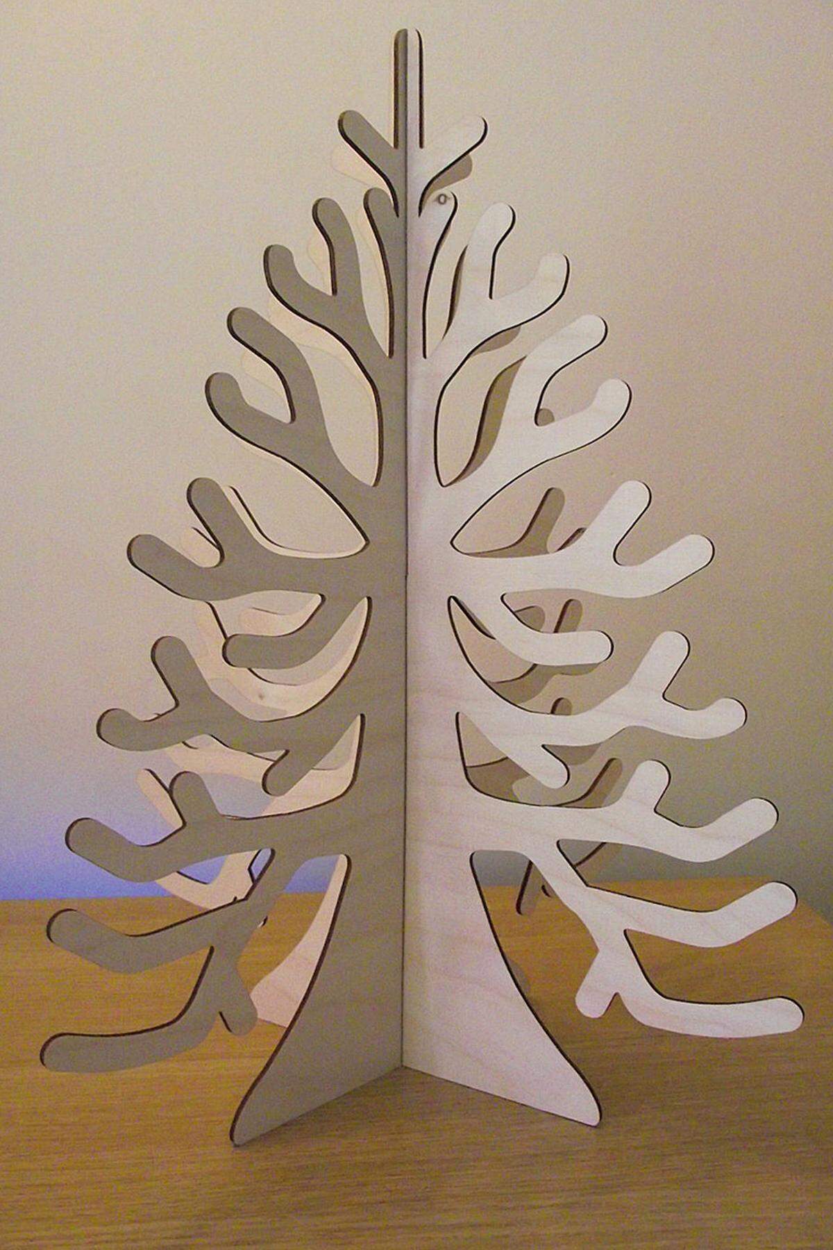 Weniger auffällig, dafür in 3D, präsentiert sich dieser alternative Weihnachtsbaum: Preis: 29,99 US-Dollar, gesehen bei Etsy.