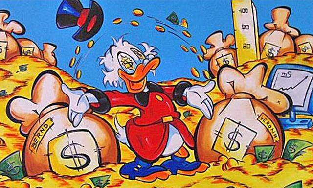 Dagobert Duck hätte wohl seine Bedenken gegen eine Versteuerung von Vermögen.