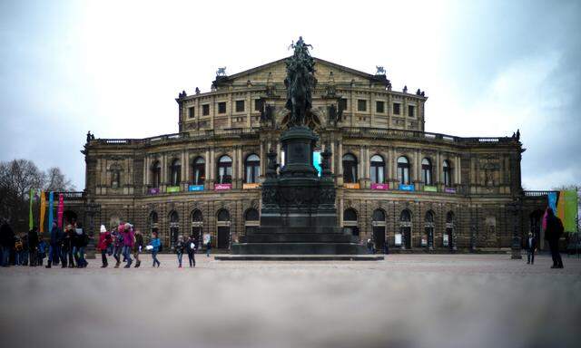 Semperoper in Dresden.