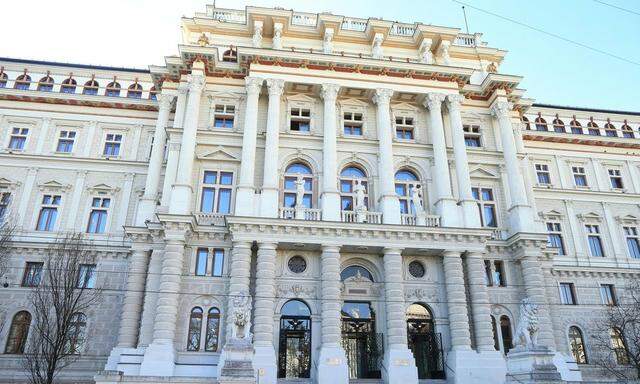 Der Justizpalast, Sitz des OGHs und des Oberlandesgerichts Wien