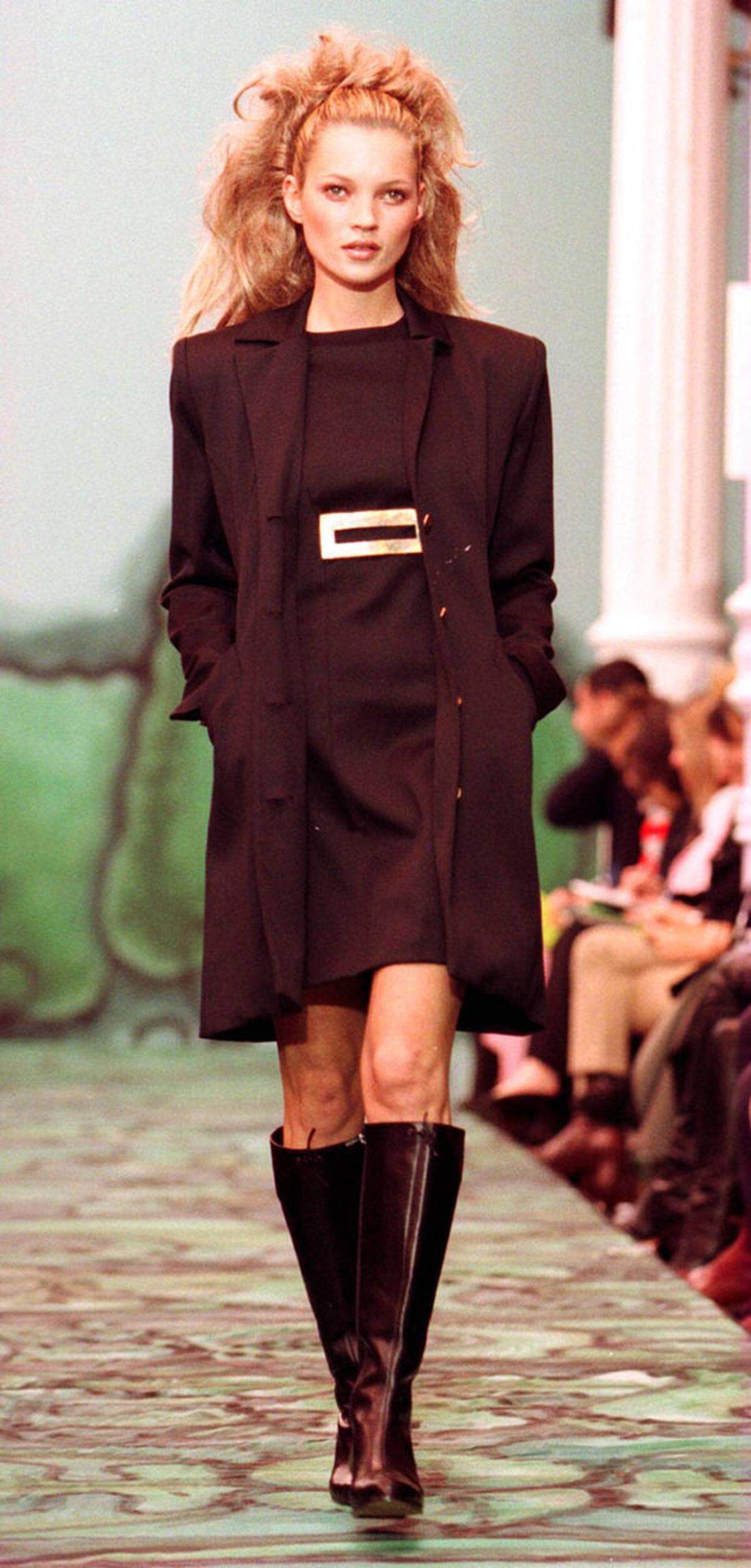 Kate Moss wurde in den 90ern zu einem der gefragtesten Supermodels überhaupt.