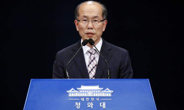 Kim You-geun, einer der Verantwortlichen für nationale Sicherheit, beendete die Zusammenarbeit. 