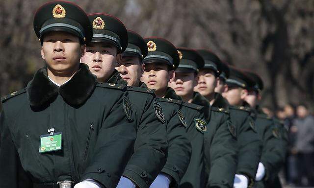 Chinesische Soldaten 