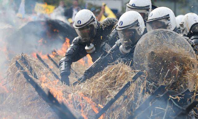 BELGIUM EU AGRICULTURE FARMER PROTEST