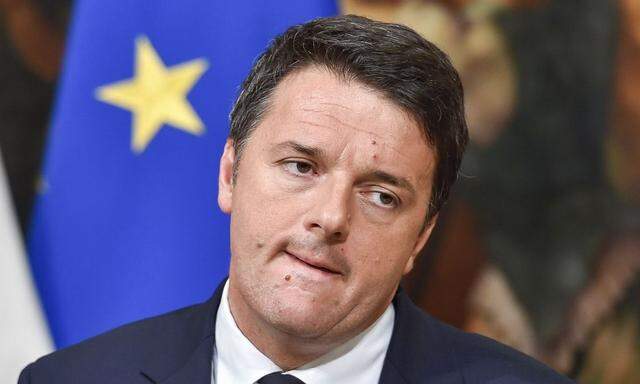 Matteo Renzi hat sein politisches Schicksal an den Ausgang der Wahl geknüpft