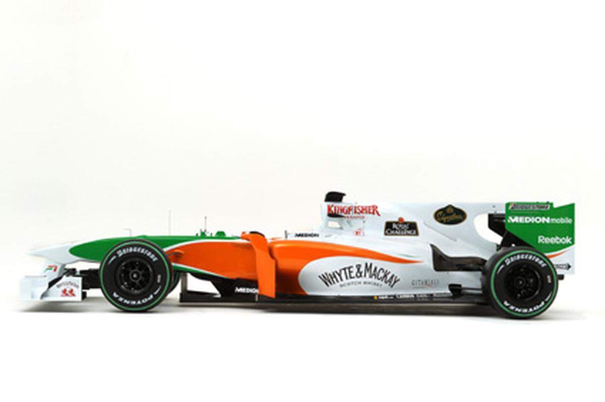 Mit dem neuen VJM03-Boliden hat sich Force India ehrgeizige Ziele für Saison 2010 gesetzt. Vor allem der Deutsche Adrian Sutil will fleißig Punkte sammeln und den Sprung aufs Podest schaffen.