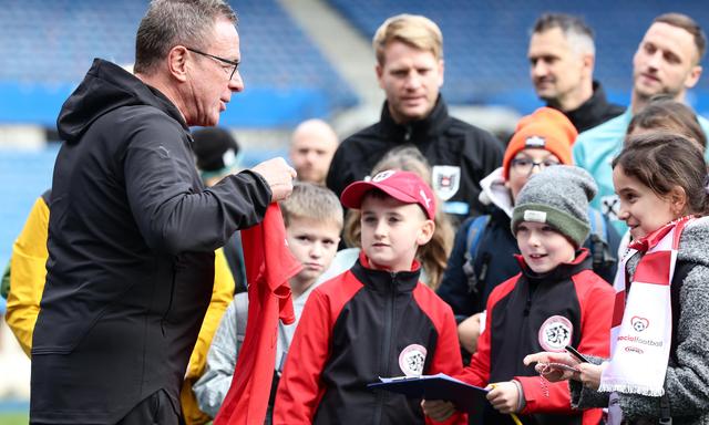Rangnick, Arnautovic und die Fans. 