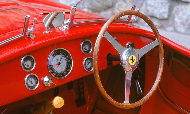1949 Ferrari 166 Barchetta interior