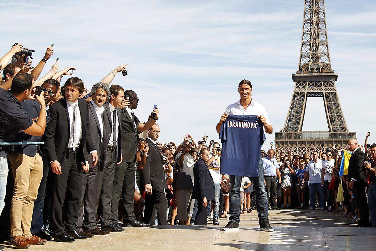 "Ich kenne keinen Spieler aus der französischen Liga, doch sie wissen alle, wer ich bin."Nach dem Wechsel zu Paris St. Germain 2012.
