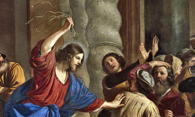 War Jesus Kapitalismus- kritiker? Die Händler vertrieb er zumindest aus dem Jerusalemer Tempel.