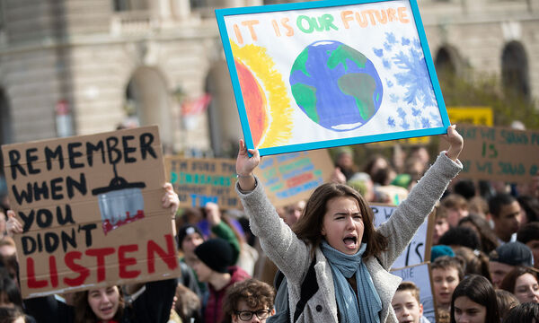 WIEN: KLIMA-DEMO - 'FRIDAYSFORFUTURE'