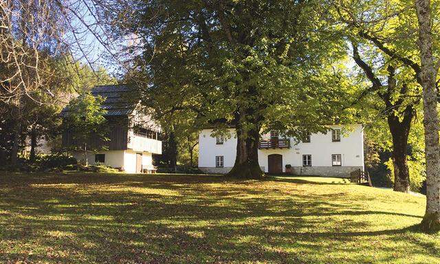 1850 als Gasthaus erbaut, heute eine Pension und Oase: Das Trögern.