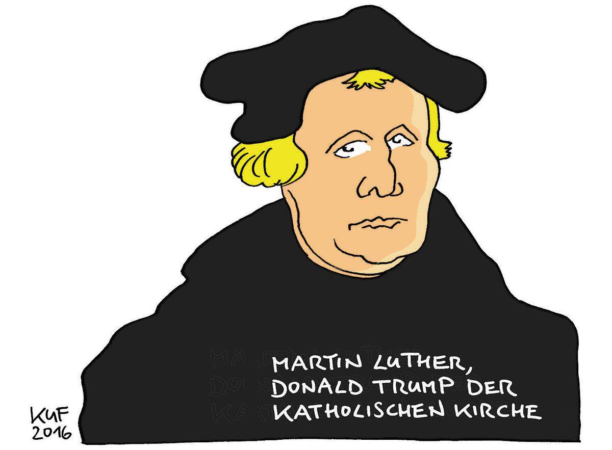 Zur Kolumne "Déjà-vu" von Hans Winkler. Der Autor beschäftigt sich diesmal mit der Frage: "500 Jahre Reformation: Wie hältst Du's mit Luther?"