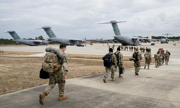 Die größte US-Militärbasis Fort Liberty - früher Fort Bragg - (im Bild) liegt in North Carolina.