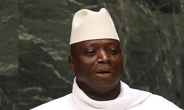 Gambias Präsident Yahya Jammeh auf einem Archivbild