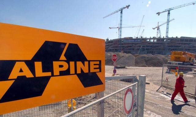 Construction site of Allianz-Arena