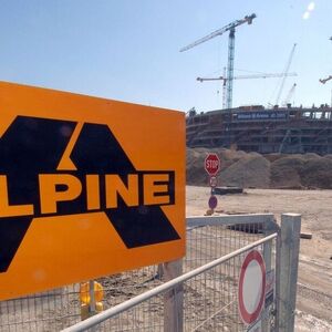 Construction site of Allianz-Arena