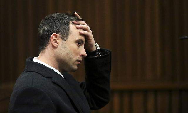Oscar Pistorius bei einem der Prozesstage Anfang Juli in Pretoria.