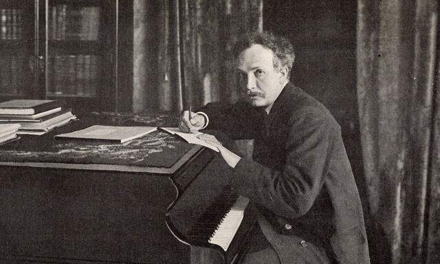 Richard Georg Strauss 1864 1949 German composer and conductor born at Munich Photograph of Str