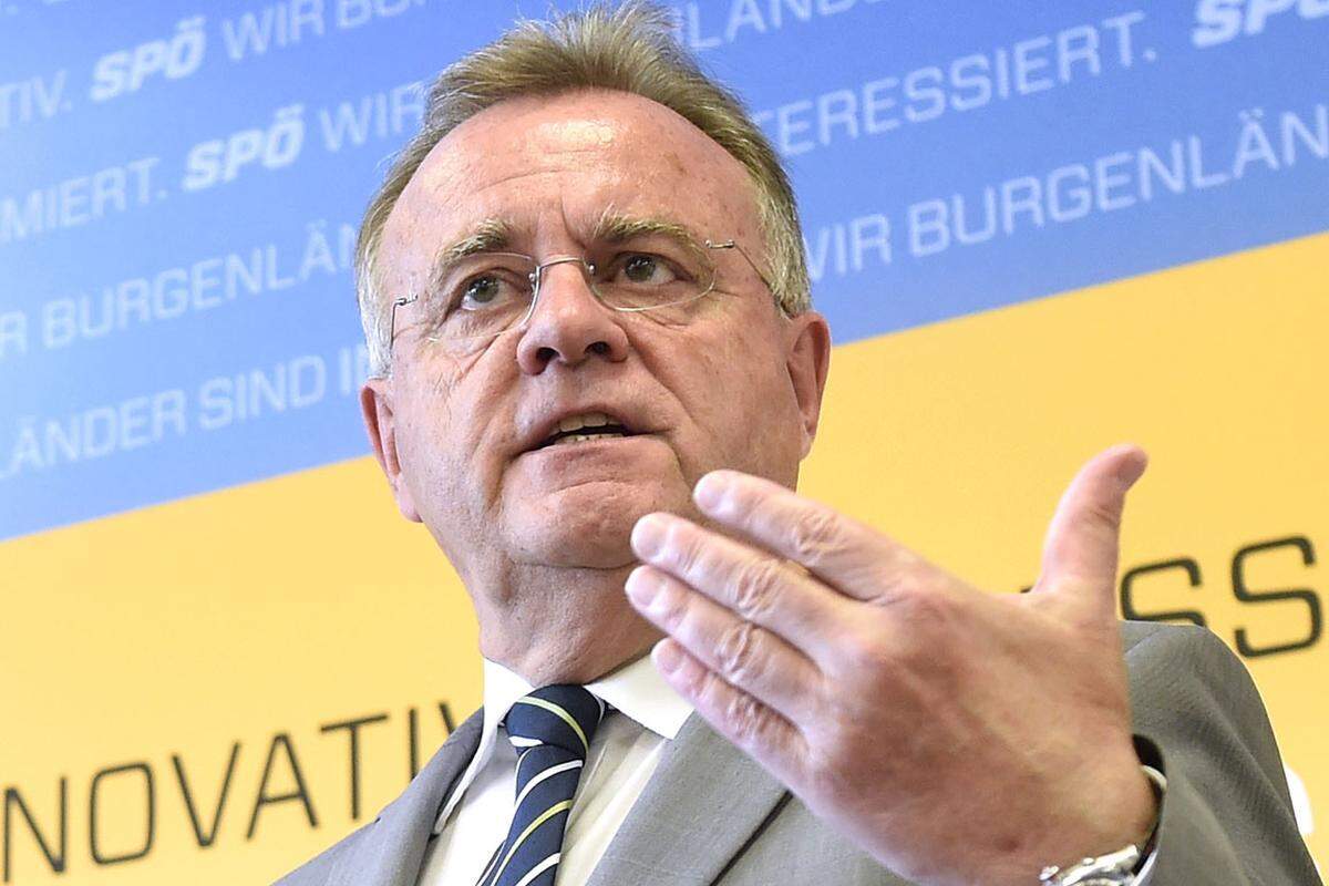 "Die 42 Prozent werden das beste Wahlergebnis dieses Jahres sein." Sieht sich trotz großer Verluste als Champion, Burgenlands SPÖ-Chef Hans Niessl.