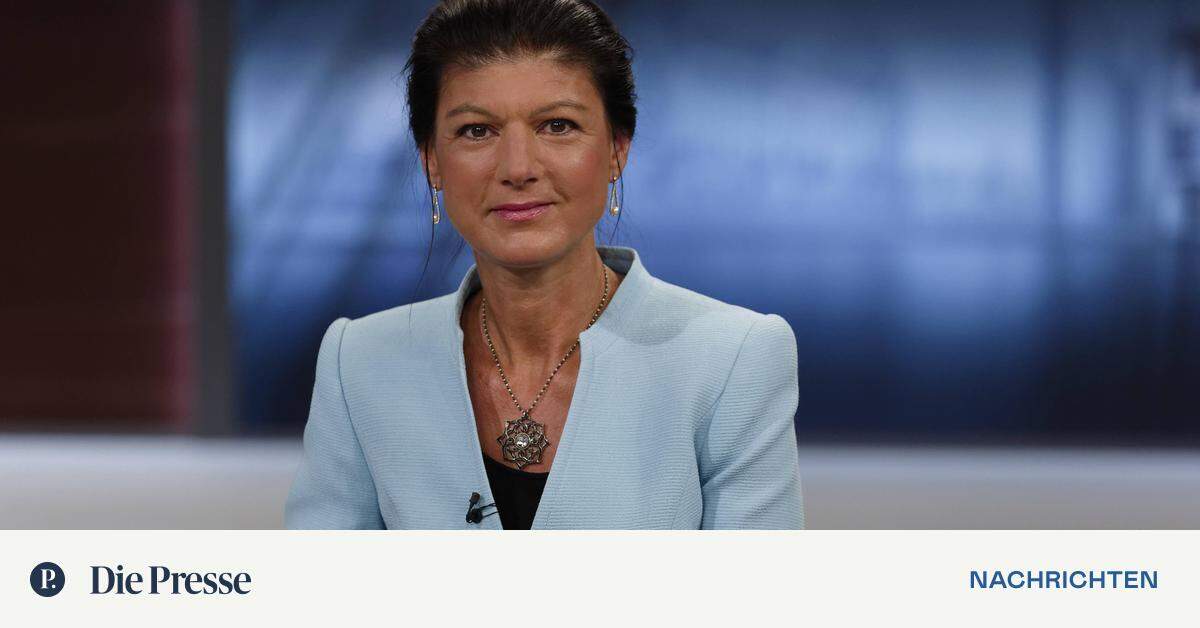 Private Party: Sahra Wagenknecht wants to reveal herself on Monday