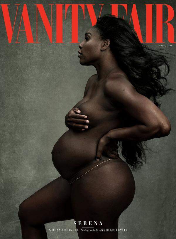Hochschwanger posierte die Tennisspielerin Serena Williams im Juni 2017 für das Magazin "Vanity Fair".