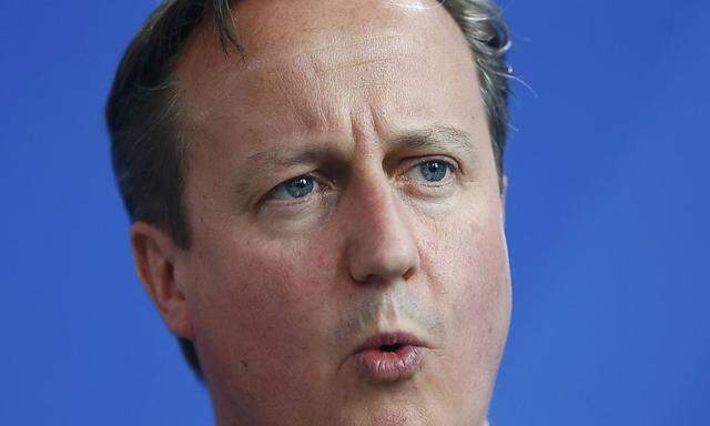 Not amused: Briten-Premier David Cameron