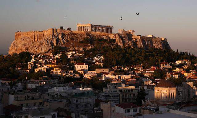 ATHENS GREECE AUGUST 11 2018 A view of Acropolis Valery Sharifulin TASS PUBLICATIONxINxGERxAUT