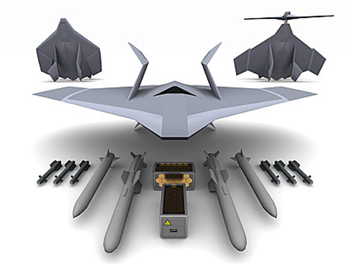 Zudem sieht das "Novel Air Concept" eine deutliche Aufrüstung der Drohnen vor.