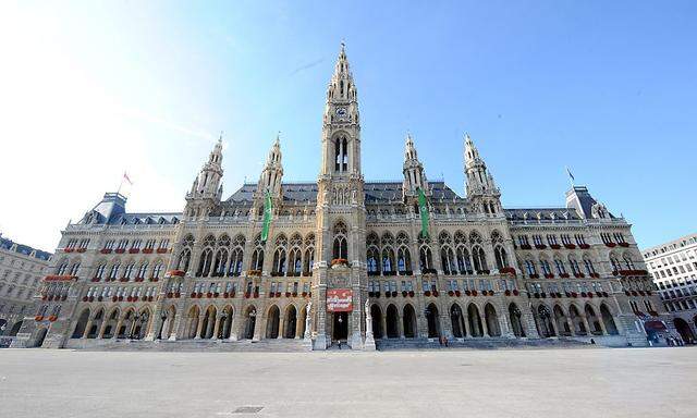 Archivbild: Das Wiener Rathaus, wo im Jänner der 