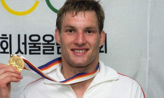 Rückblende in das Jahr 1988: Peter Seisenbacher gewinnt die Judo-Goldmedaille in Seoul.  