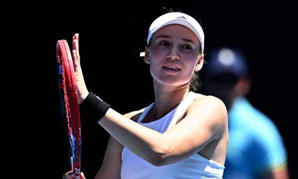 Die Kasachin Elena Rybakina spielt sich in Melbourne ins Rampenlicht. 