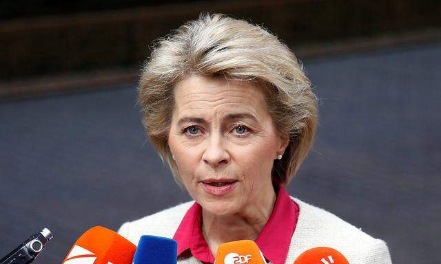 Die deutsche Verteidigungsministerin Ursula von der Leyen