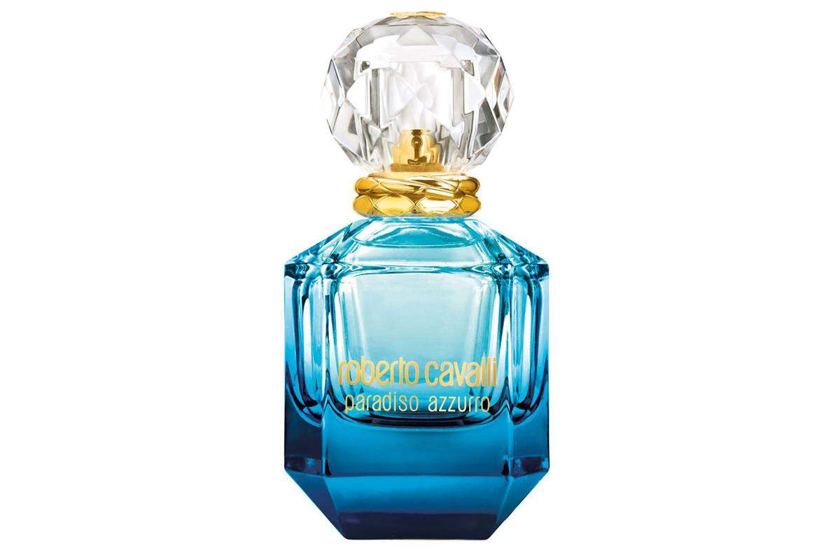 ... von Roberto Cavalli soll wie eine Blume am Mittelmeerstrand duften, 50 ml Eau de Parfum um 68 Euro. 