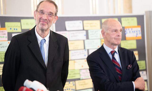 Bildungsminister Heinz Faßmann (links) und Ex-Stadtschulratspräsident Kurt Scholz