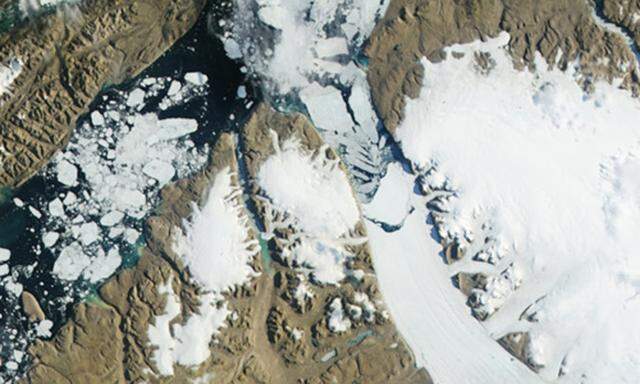 Riesiger Eisberg brach Gletscher