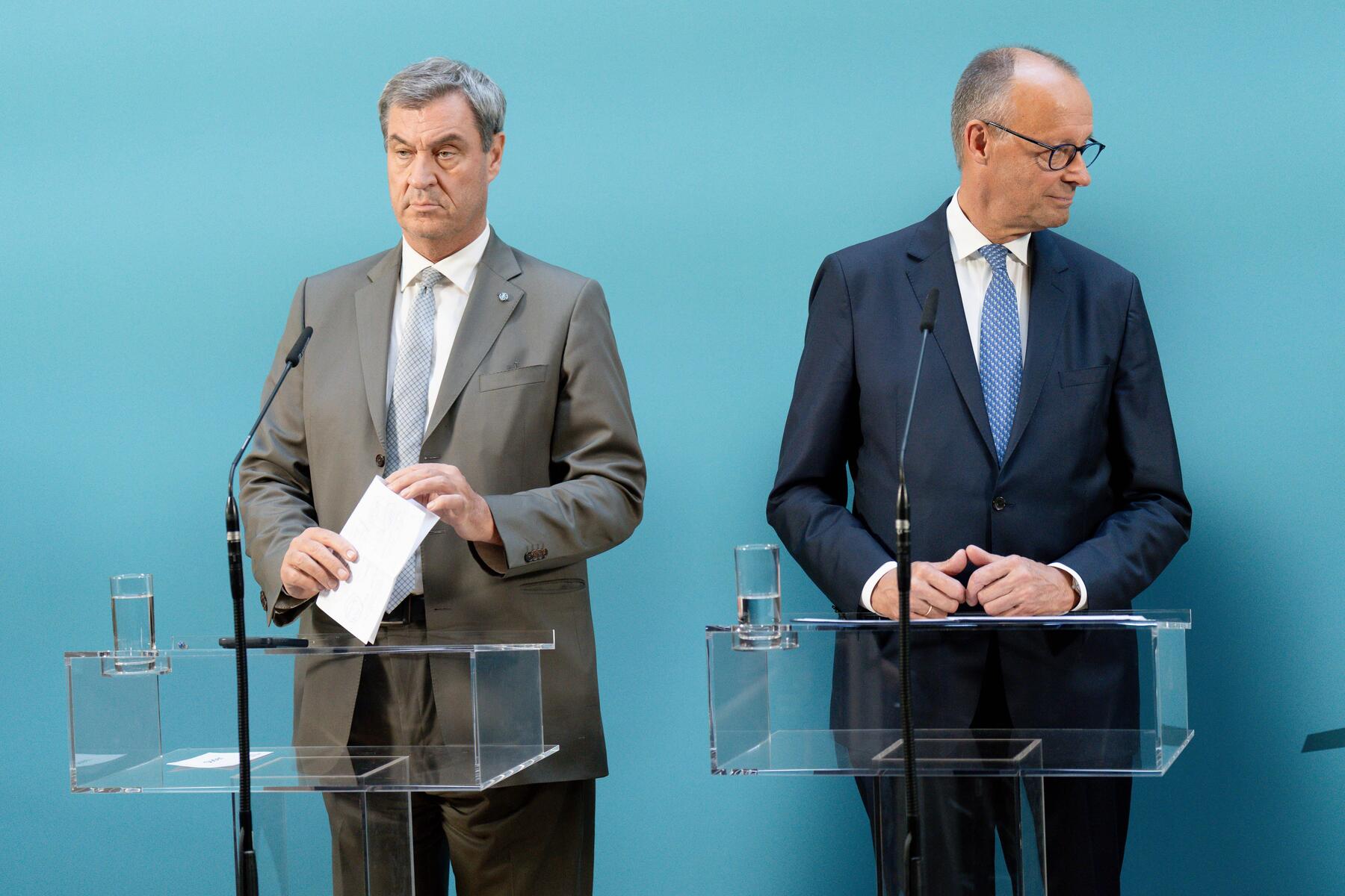 Söder: German Chancellor Merz is 'Very Stable and Strong'