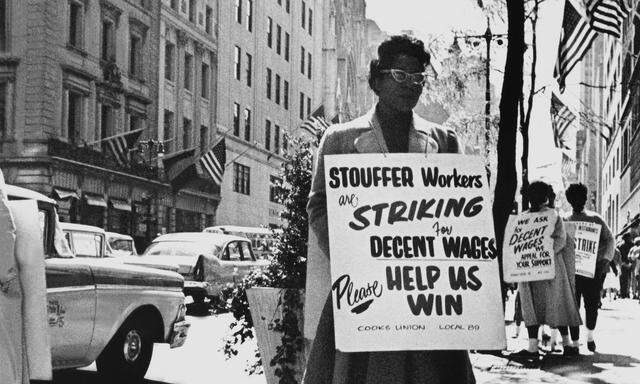 Bis zum Beginn der 1980er-Jahre gab es in den USA einen klaren Zusammenhang zwischen Streiks und höheren Löhnen. 