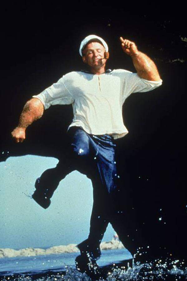 Nicht nur Hollywood trauert um Schauspieler Robin Williams, der 63-jährig tot in seiner Wohnung gefunden wurde. Er begeisterte Millionen von Kinobesuchern in komödiantischen aber auch in ernsteren Rollen. DiePresse.com hat seine wichtigsten Filme zusammengestellt: Popeye (1980) Sein Leinwanddebüt feierte der damals 29-jährige Williams 1980 als "Popeye" in der gleichnamigen Comicverfilmung von Robert Altman. Der Streifen um die beliebte Cartoon-Figur wurde ein kommerzieller Erfolg und spielte 60 Millionen Dollar ein.