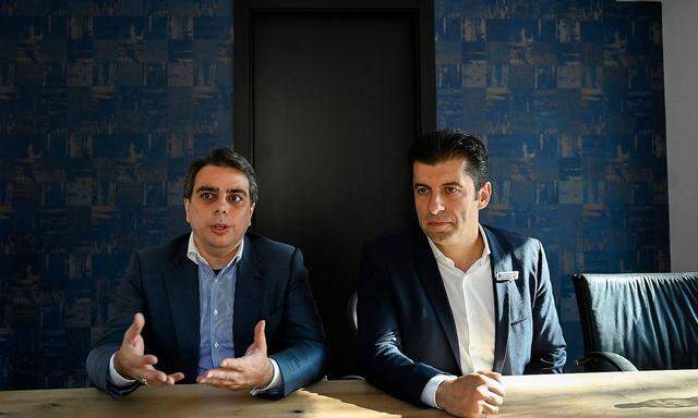 Das Harvard-Duo für Bulgarien. Der neue Premier Kiril Petkov (re.) und der Mitbegründer seiner Partei PP, Assen Vassilev.