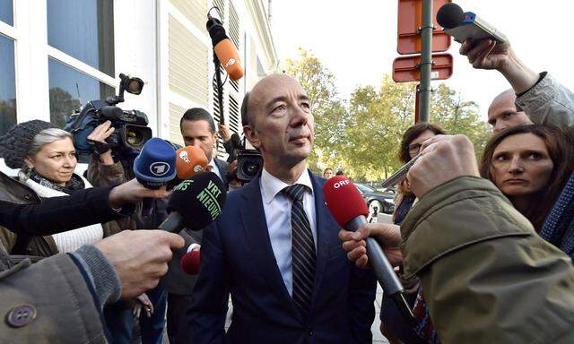 Minister-President of the French Community Demotte arrives to a meeting on CETA at the Lambermont Residence in Brussels