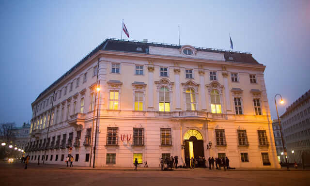 Aussenansicht des Bundeskanzleramtes