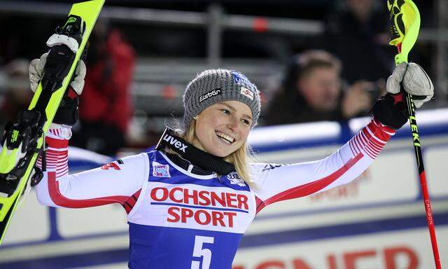 Beim Levi-Slalom landeten gleich drei in den Top acht, herausragend war der dritte Rang von Bernadette Schild.