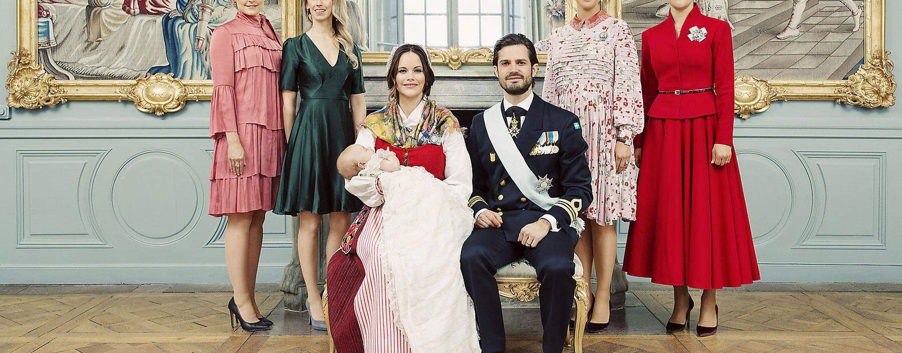 H.K.H. Prins Gabriels dop i Drottningholms Slottskyrka 1 december 2017 / HRH Prince Gabriel’s christening at Drottningholm Palace Chapel, December 1, 2017