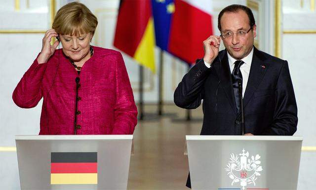 Merkel Hollande wollen hauptberuflichen