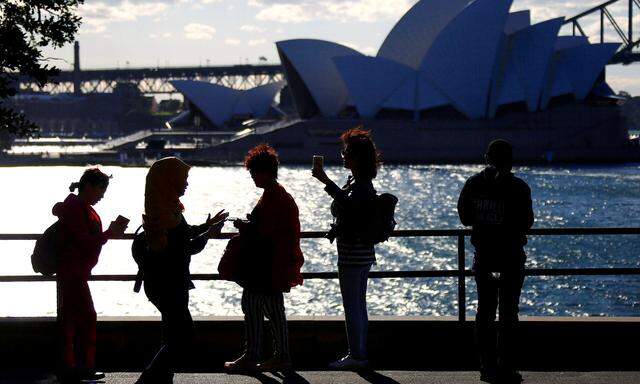 Selfie vor der Oper: Sydney ist nicht nur Ziel für chinesische Touristen, es gibt dort auch eine große chinesische Community.